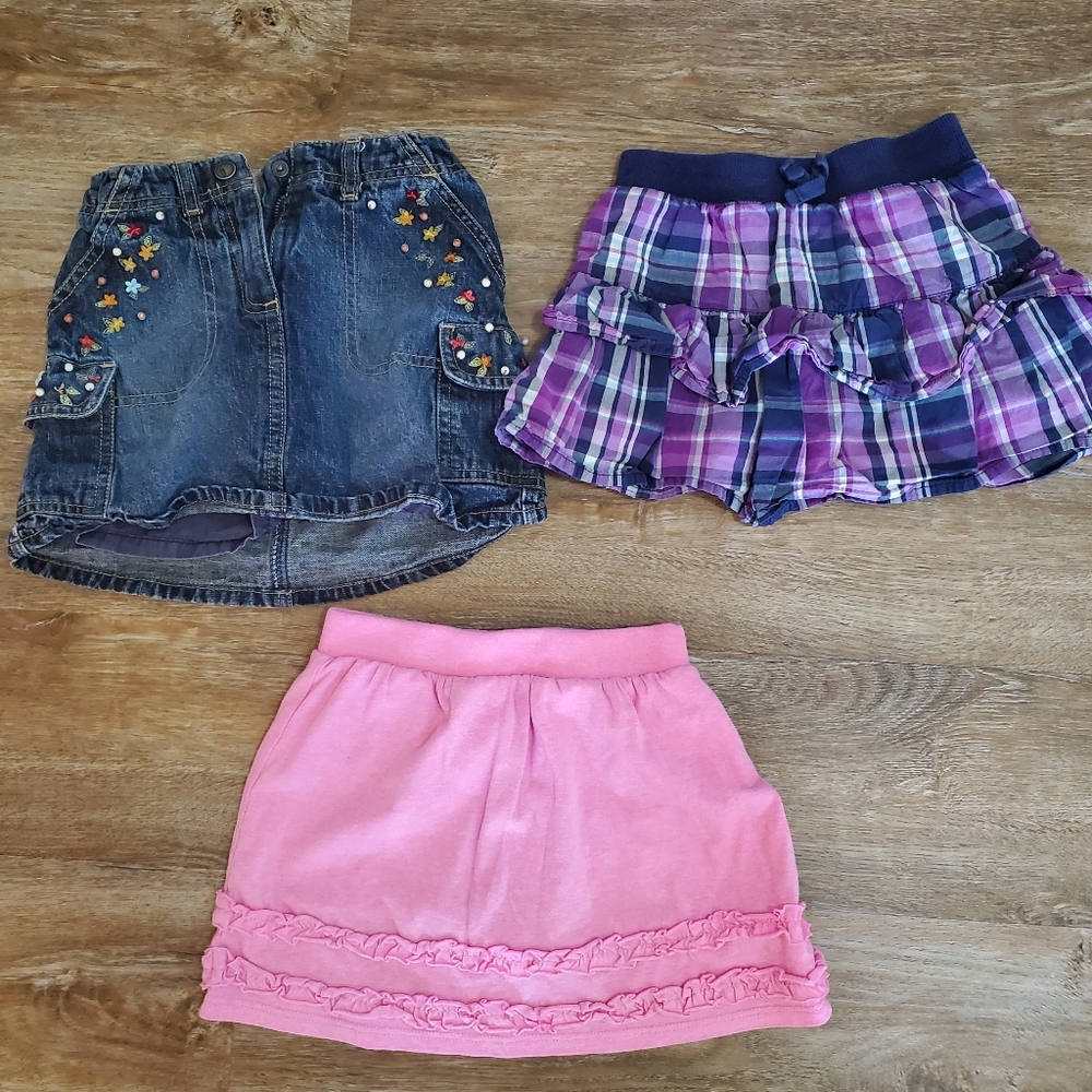 Toddler 5t skorts 3 pieces